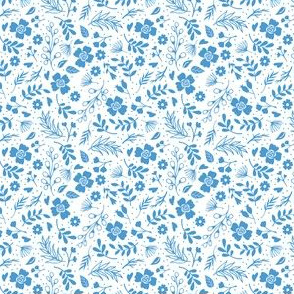 Timeless B - Tiny Floral - Blue