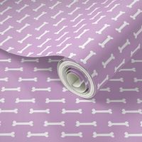 Pet Quilt C - Dog Bones coordinate - lilac