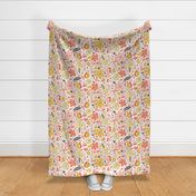 Betty - Floral Pink Blush Large Scale