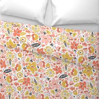Betty - Floral Pink Blush Large Scale