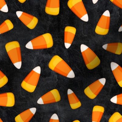 8" Grunge Candy Corn