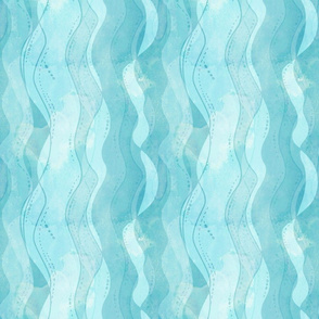 Water pattern stripe green