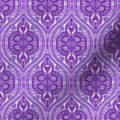 Marrakesh lilac Ultraviolet ogee // violet, purple, blue moroccan.