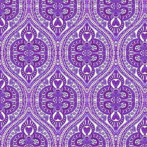 Marrakesh lilac Ultraviolet ogee // violet, purple, blue moroccan.