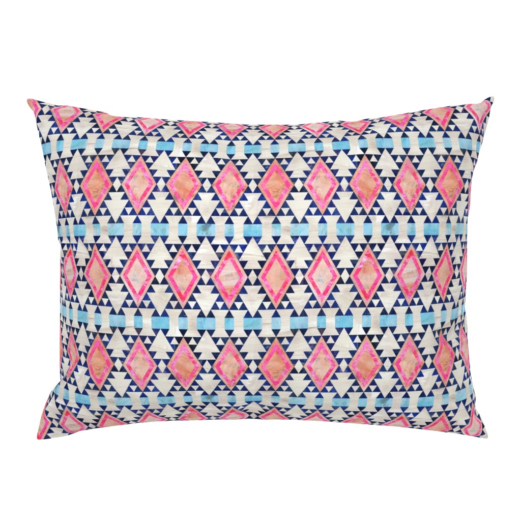 kilim kind diamond 5a Pink peach blue