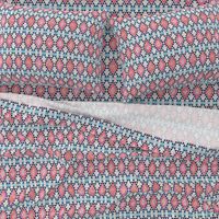 kilim kind diamond 5a Pink peach blue