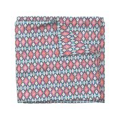 kilim kind diamond 5a Pink peach blue