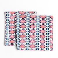 kilim kind diamond 5a Pink peach blue