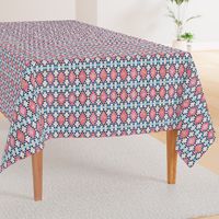 kilim kind diamond 5a Pink peach blue