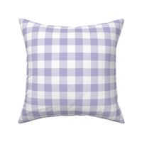 buffalo plaid light purple and white 1"