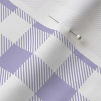 buffalo plaid light purple and white 1"