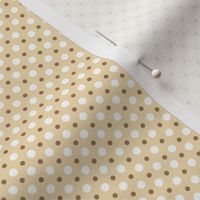 My Garden Dots Coordinate - Khaki Beige Â©2011 by Jane Walker