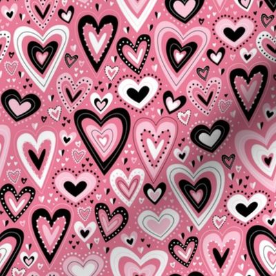 Lovely Hearts (Pink)