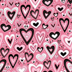 Lovely Hearts (Pink)