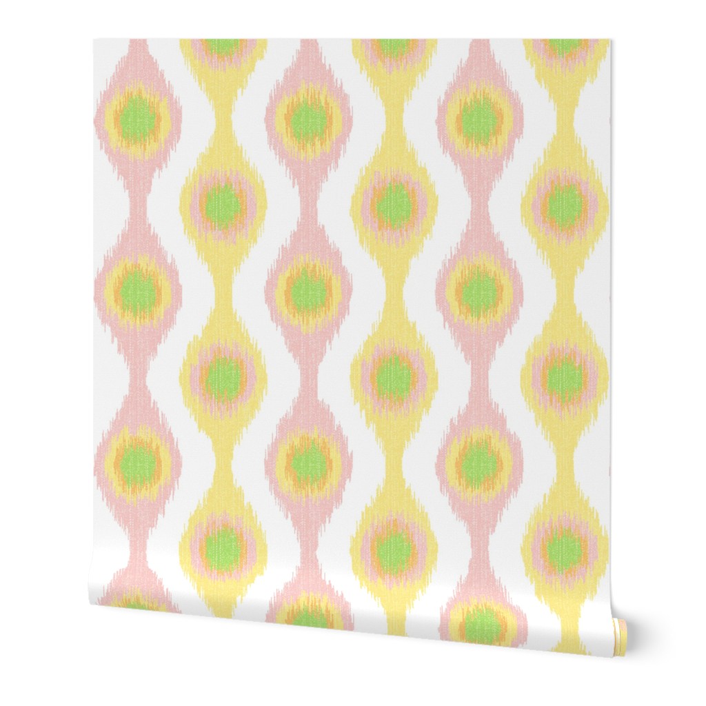 Ikat Stringed Beads Pastel Sherbet 