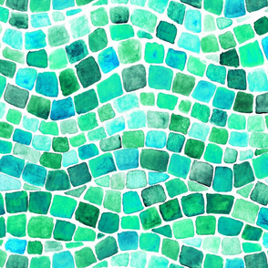 green mosaic