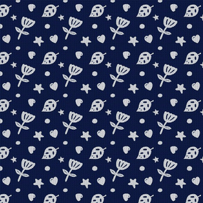 Dots & Doodles in Navy