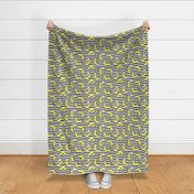 (jumbo scale) bananas on stripes (black)