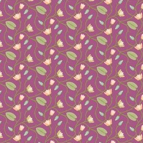 Timeless B-Floral Vine-Purple