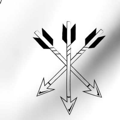 tribal black arrows
