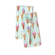 Vintage Ice Cream Cones // Mint