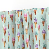 Vintage Ice Cream Cones // Mint
