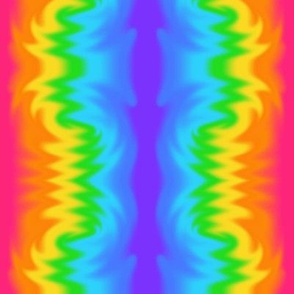 Rainbow Tie Dye Electric Wave