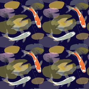 Koi Carp fabric