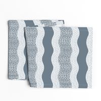 Wavy River 2 in bluish grays