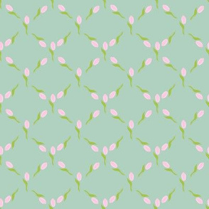 Pastel flowers set 4 pattern 4-01