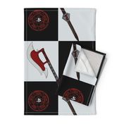 Buffy cheater quilt block 2 hellmouth and scythe