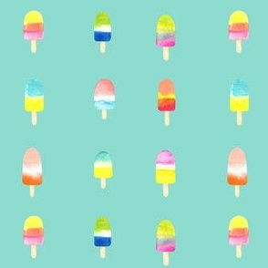 ice cream popsicle colored summer