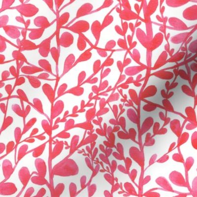 leaf design pink