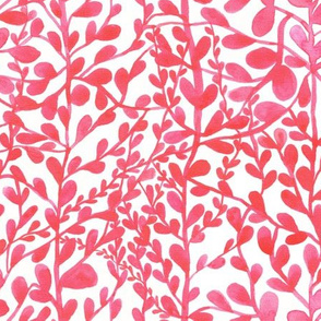 leaf design pink