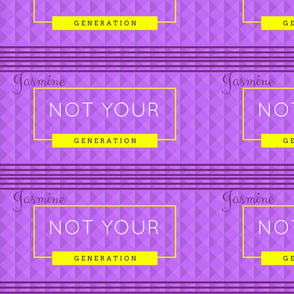 official Not your generation fabric