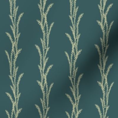 Seaweed Lines - Green, Teal