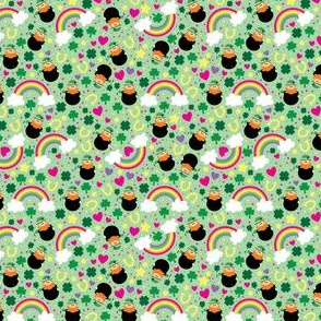 leprechaun rainbow washi size