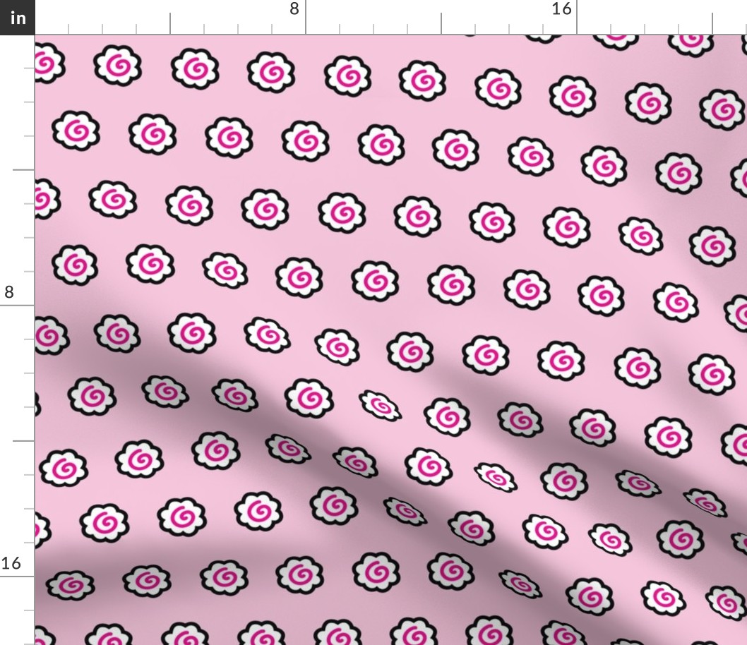 narutomaki on light pink half drop small