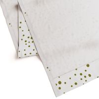 moss green polka dots