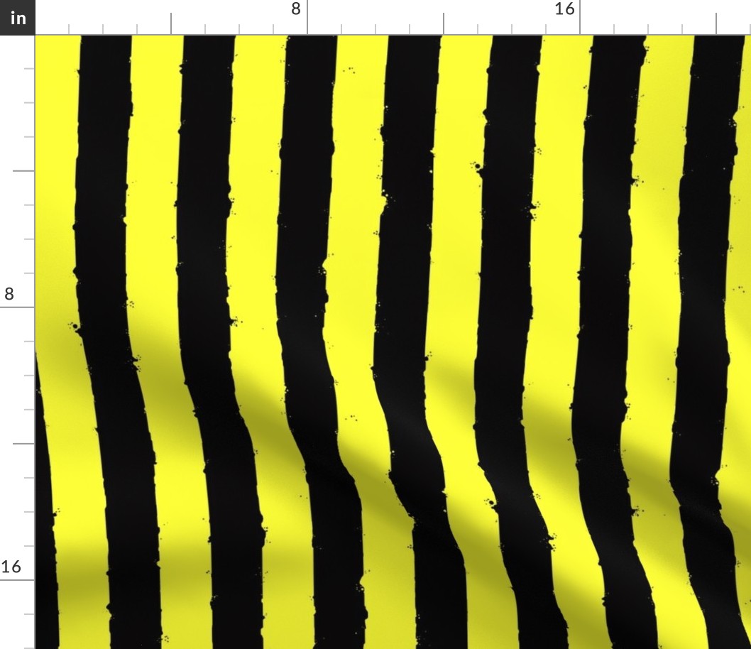 distress stripe black yellow bumblebee