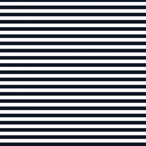 White and Navy Stripes