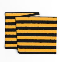 distress stripe black orange