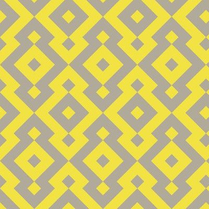 Geometric Pattern: Diamond: Yellow