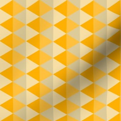 Geometric Pattern: Split Diamond: Yellow