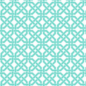 Geometric Pattern: Octagon Knot: Blue