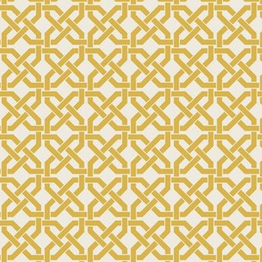 Geometric Pattern: Octagon Knot: Yellow Light