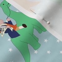 Founding Fathers Riding Dinosaurs