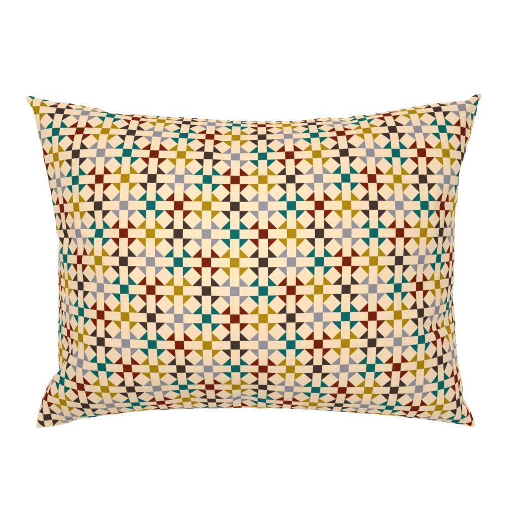 Geometric Pattern: Quilt: Autumn