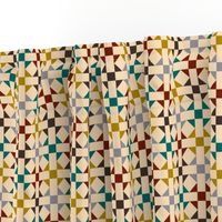 Geometric Pattern: Quilt: Autumn