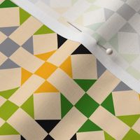 Geometric Pattern: Quilt: Spring